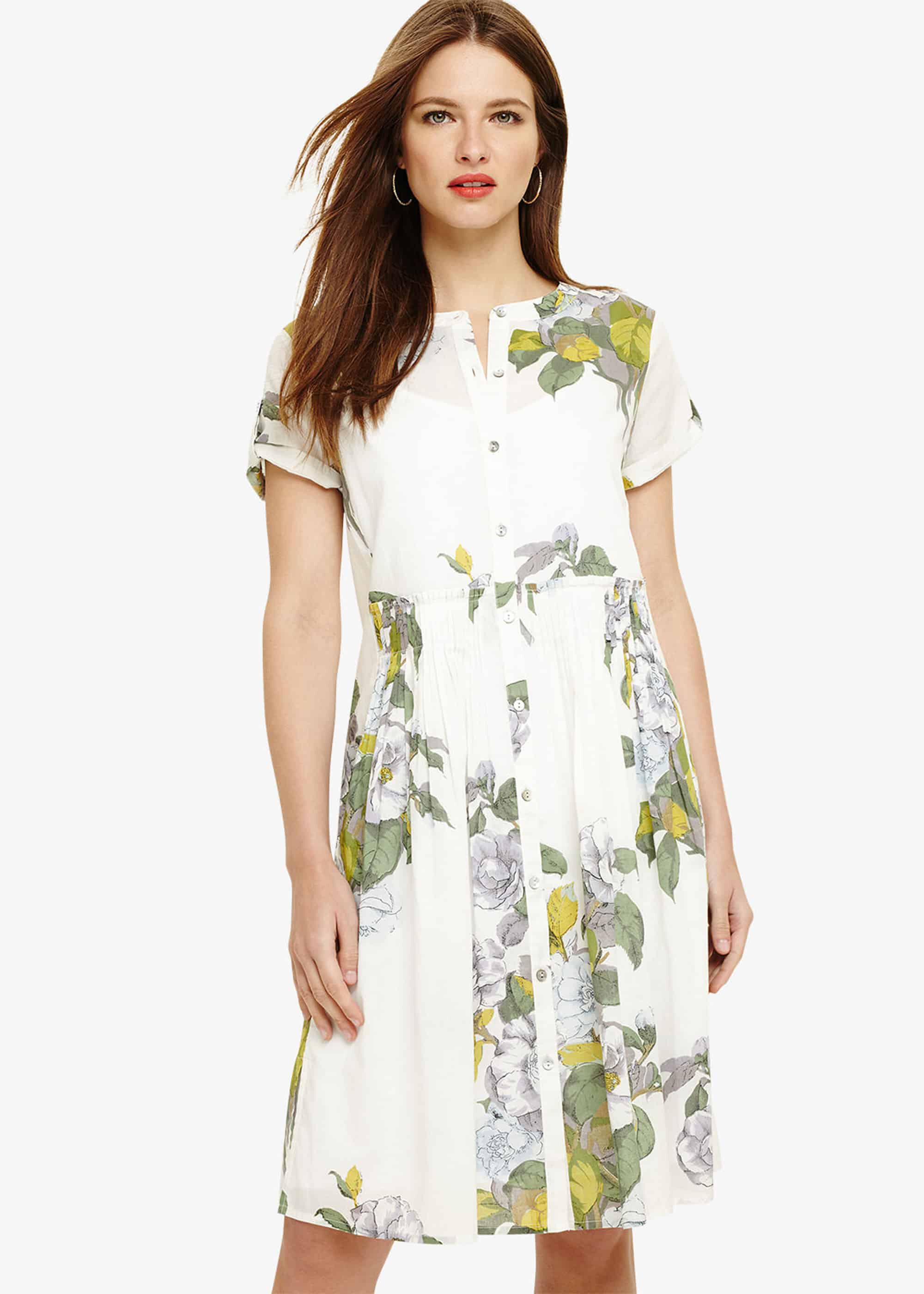 Samara Cotton Floral Dress | Phase Eight